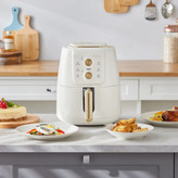 هواپز و سرخ کن کاراجا مدل Air Pro Cook Manuel XL Airfryer به رنگ کرم طلایی