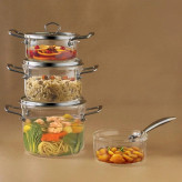 Karaca Amore 7 Parça Borosilikat قابلمه شیشه ای کاراجا
