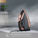 اتوبخار 3100وات کاراجا Vantuz Iron Rosegold