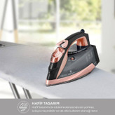 اتوبخار 3100وات کاراجا Vantuz Iron Rosegold